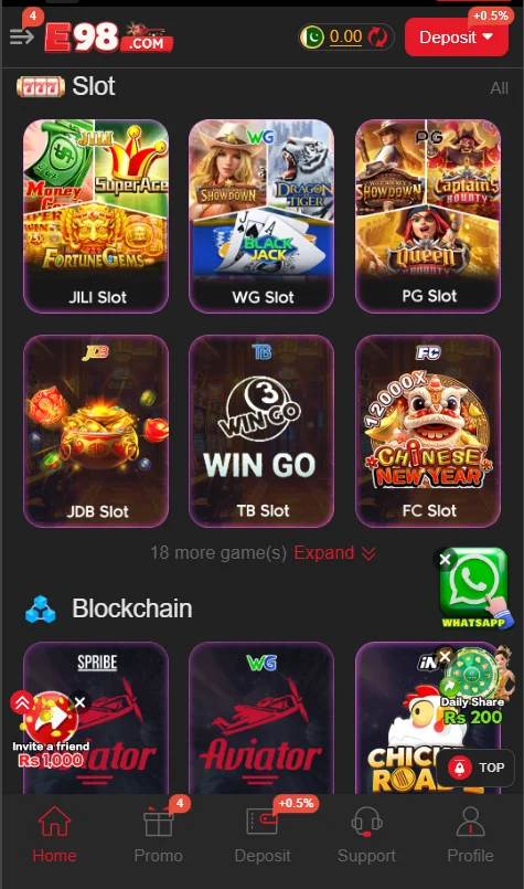 E98 Game