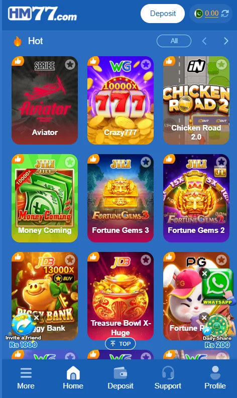 HM 77 Game