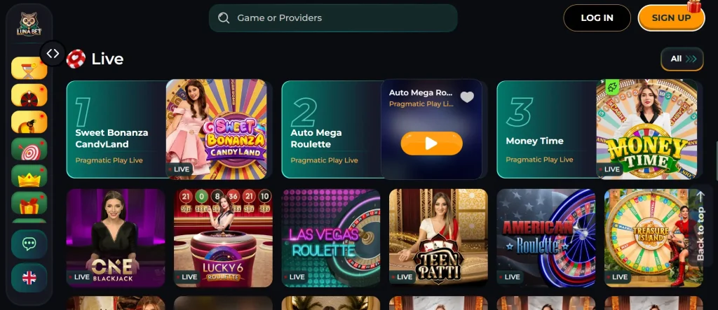 Luna Bet Game