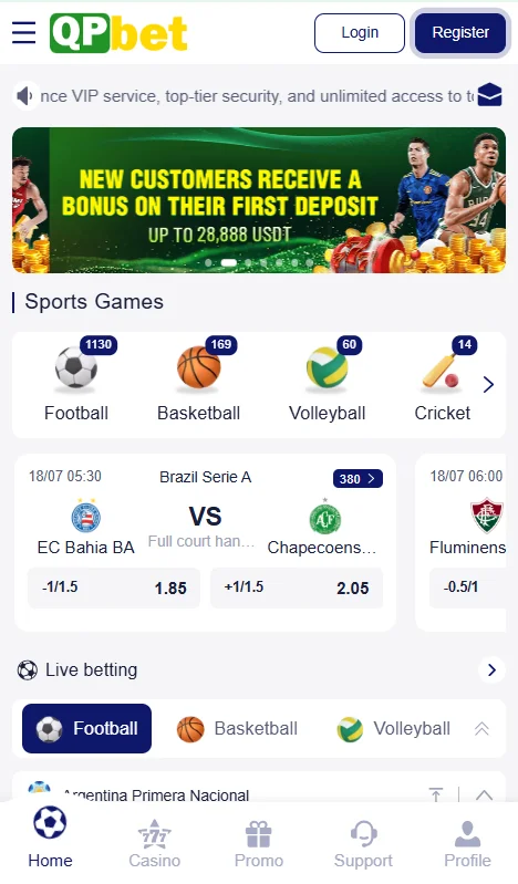 QP BET Game